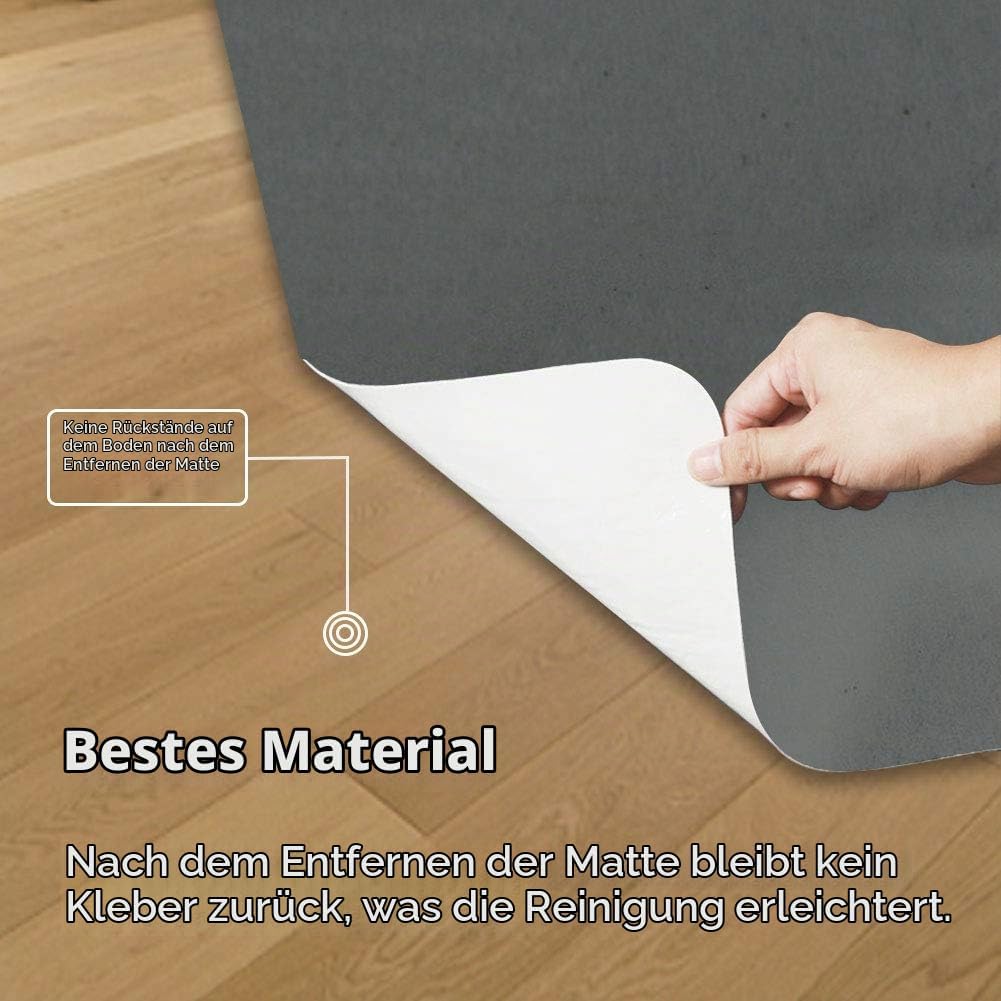 Bodenschutzmatte | Bürostuhl Unterlage | 90 x 140 cm | Hartboden | Verbesserte Version - Mehrzweck-S