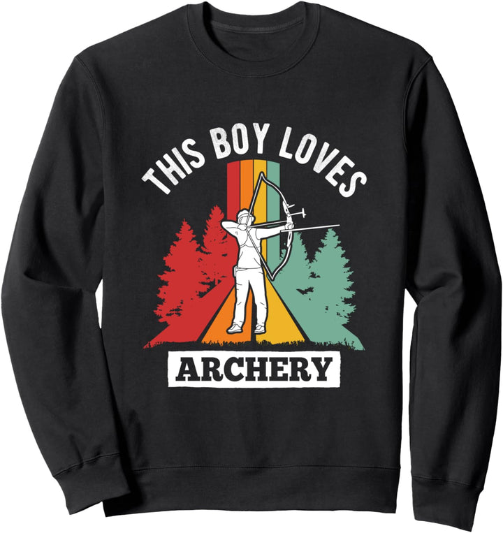 Recurve Bogen Bogenschütze Bogenschiessen Sweatshirt