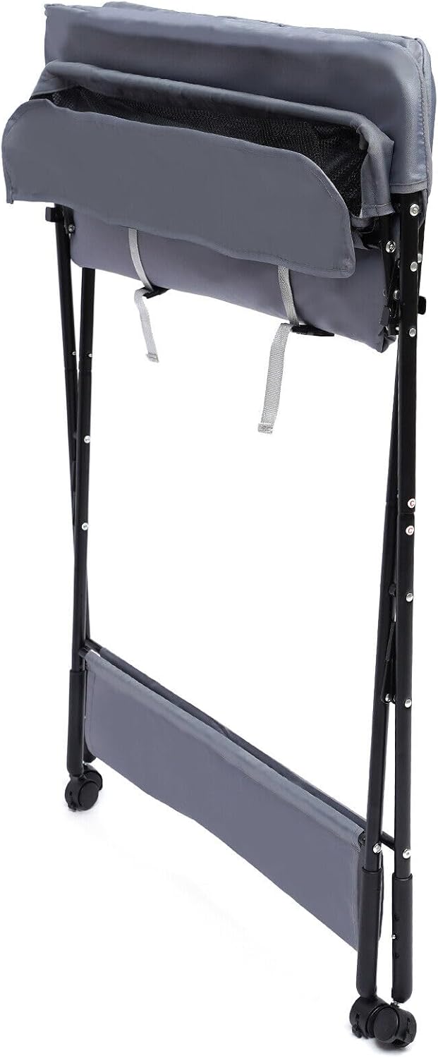 Baby Wickeltisch Changing Table, Kinder Mobiler Wickeltisch klappbarer mit herausnehmbarer Trennwand