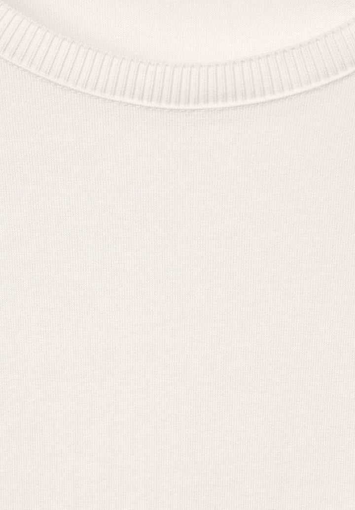 Street One Damen Langarmshirt 44 Lucid White, 44 Lucid White