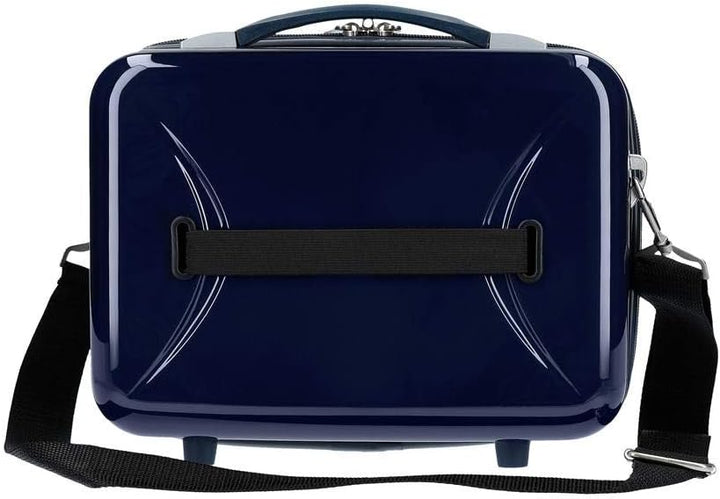 Disney Mickey COMIC Anpassungsfähiger Schönheitsfall Blau 29x21x15 cms ABS Weiss Abs Utensilientasch