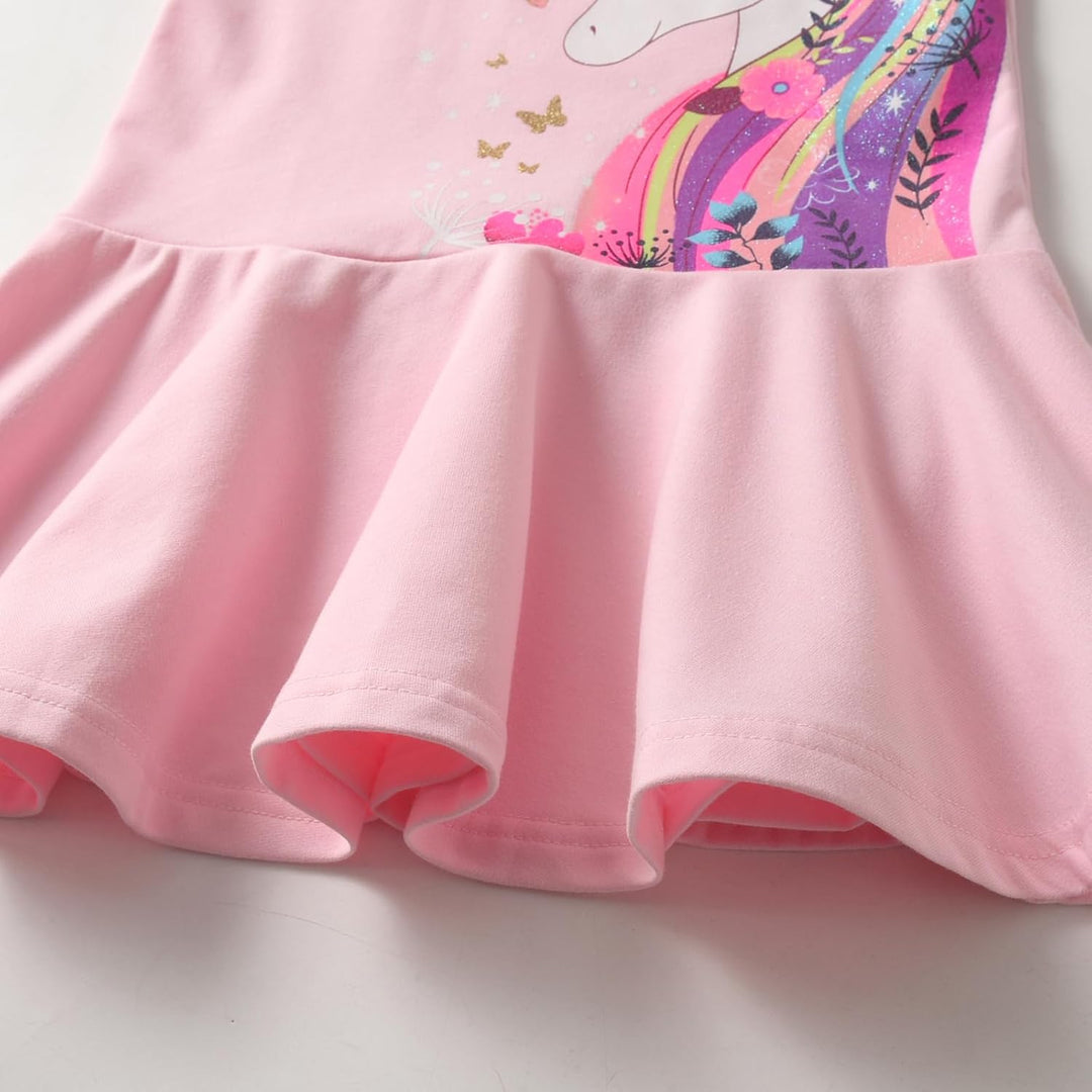 VIKITA Mädchen Kapuzenpullover Kleider Baumwolle Hoodie Herbst Winter Freizeit 2-8 Jahre 11-12 Jahre