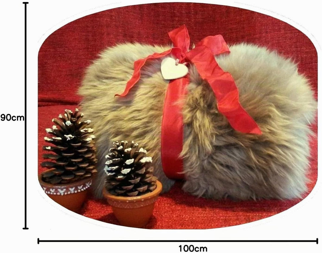 Premium Lammfell Schaffell von LANABEST. Echtes Fell mit ganz zarter Wolle. Kuschelfell, geruchsarm,