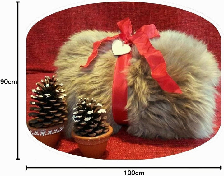 Premium Lammfell Schaffell von LANABEST. Echtes Fell mit ganz zarter Wolle. Kuschelfell, geruchsarm,