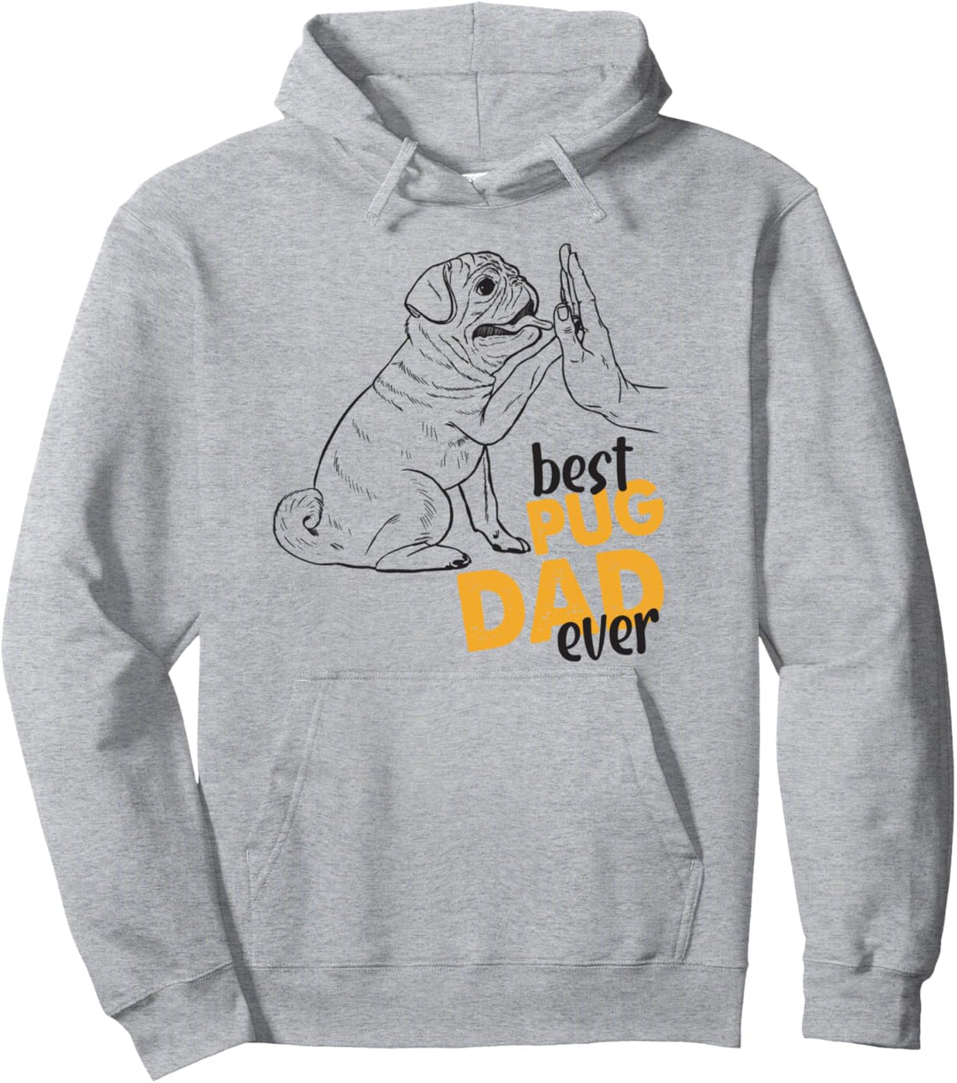 Bester Mops Papa Ever Mops Kleidung für Männer Mops Papa Pullover Hoodie