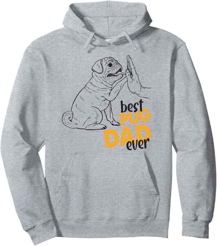 Bester Mops Papa Ever Mops Kleidung für Männer Mops Papa Pullover Hoodie