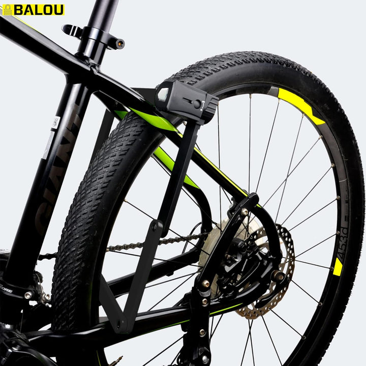 Faltschloss Fahrrad mit Halterung - Fahrradschloss 90cm lang mit 6 Stahlsegmenten eBike Schloss - Kl