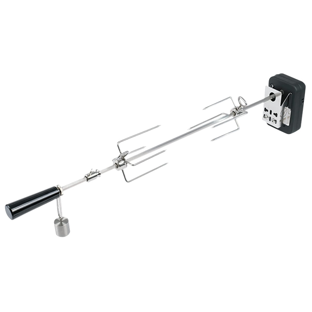 MOESTA-BBQ 10107 Rotisserie-Set für Smokin' PizzaRing - Elektrischer Spiessdreher für Kugelgrill 67