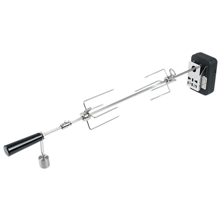 MOESTA-BBQ 10107 Rotisserie-Set für Smokin' PizzaRing - Elektrischer Spiessdreher für Kugelgrill 67