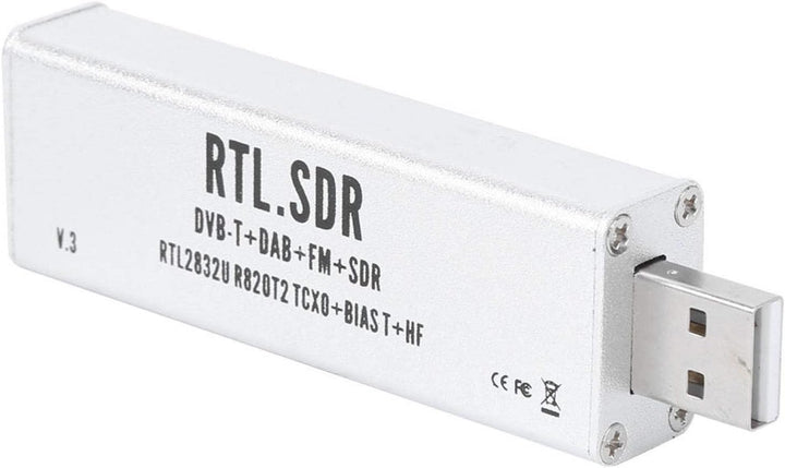 Elprico RTL SDR Stick, 0,1-MHz-1,7-GHz-Vollbandempfänger RTL SDR Funkkommunikationssystem-basiertes