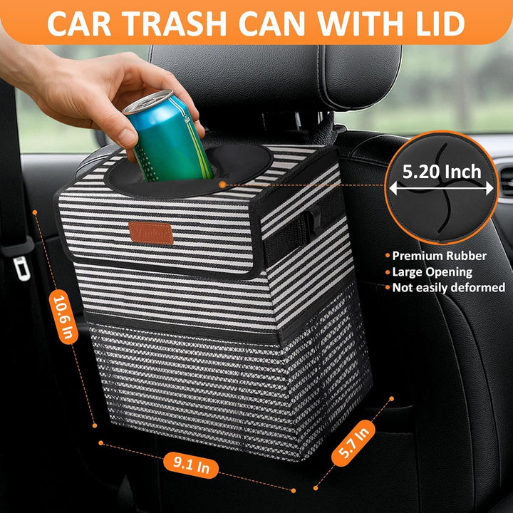 Vankor Auto-Mülleimer für Auto, niedlich, Auto-Mülleimer, hängend, wasserdicht, auslaufsicher, Fahrz