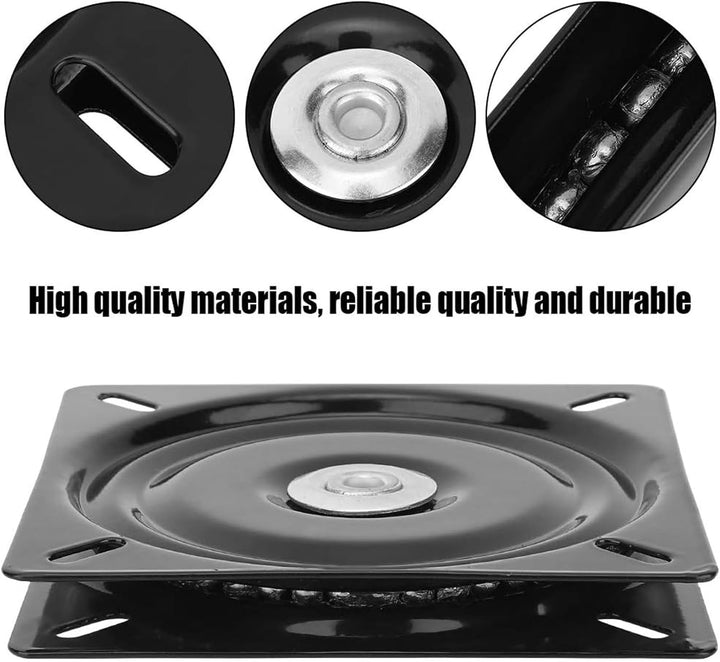 Universal Möbel Drehteller, Metall Möbel Drehteller, Drehbeschlag Schwerlast, 360° Grad Swivel Dreht