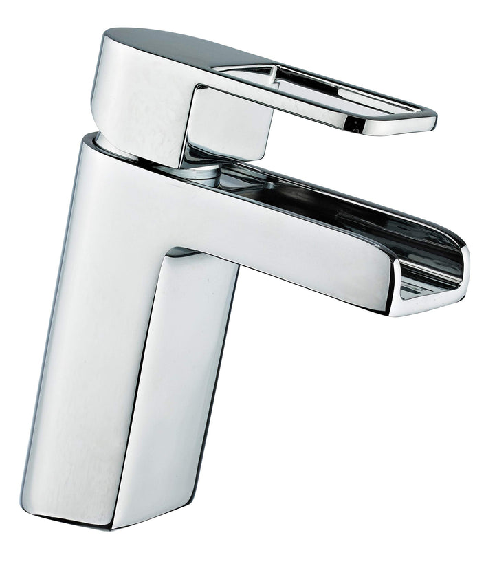 Grünblatt Waschtischarmatur mit Exzentergarnitur Hochdruck (1 Wasserfall)