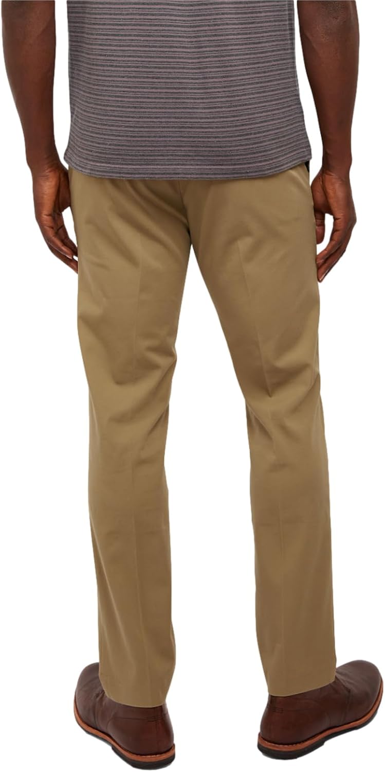 Dockers Herren-City-Hose, schmale Passform, Smart 360 Tech New British Khaki 28W / 30L, New British