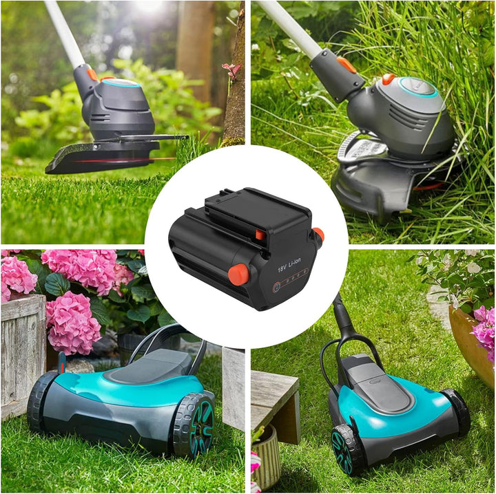 Shentec 3000mAh 18V Akku für Gardena Li-ion System Akku BLi-18 für Gardena BLi-18 Akku 9840-20, 9839