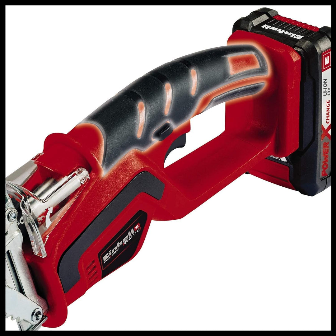 Einhell Akku-Astsäge GE-GS 18 Li – Solo Power X-Change (Lithium Ionen, 18 V, Sägeblattlänge 150 mm Q