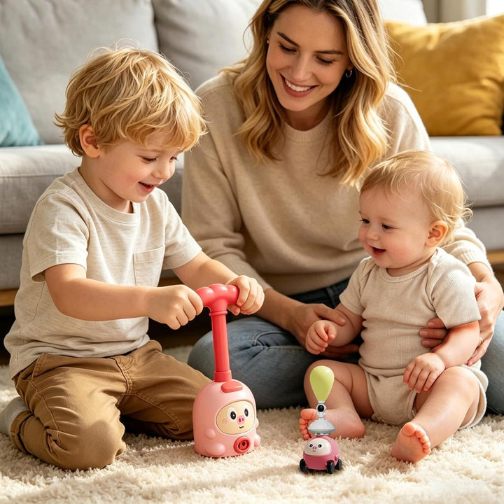 Generisch Ballonauto-Spielzeug-Pumpen-Set Niedliches luftbetriebenes | Kinder Ballon Spielzeug Zum Z