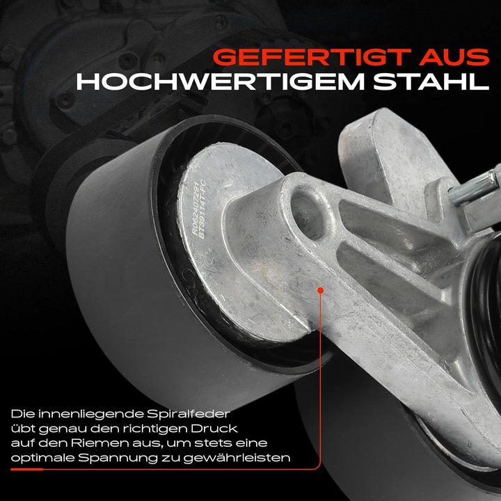 Frankberg Spannrolle Riemenspanner Vorne für E88 135 E82 135 M E90 E93 E92 E91 335 3.0L 2006-2013 39