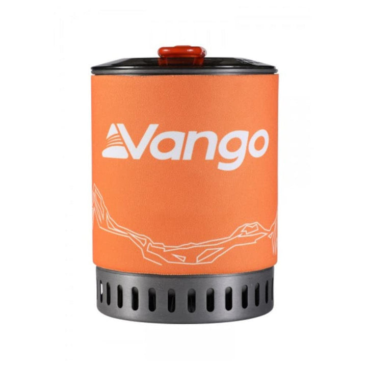 Vango Ultraleichter Tragbarer Kocher, Wärmetauscher-Kochset, Grau, 1 Liter, Flüssiggas, Aluminium