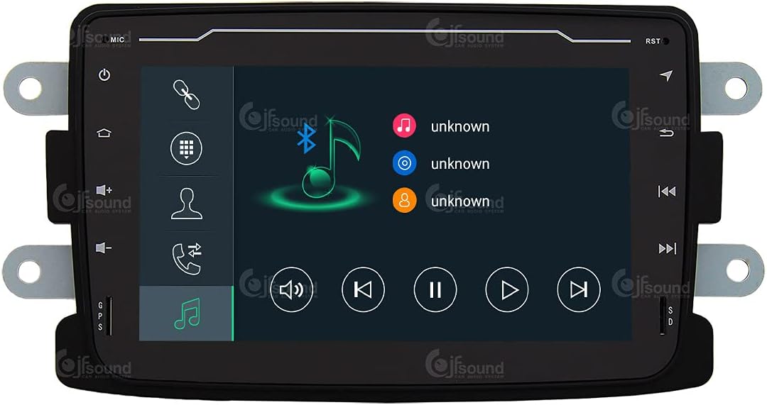 Personalisiertes Autoradio für Dacia Duster Android GPS Bluetooth WiFi USB DAB+ Touchscreen 7" 8core