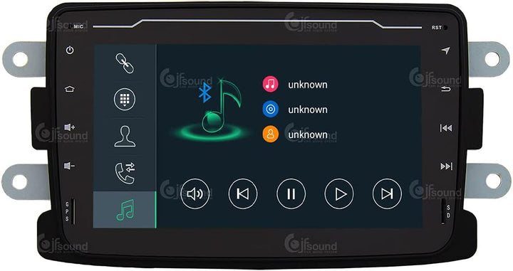Personalisiertes Autoradio für Dacia Duster Android GPS Bluetooth WiFi USB DAB+ Touchscreen 7" 8core