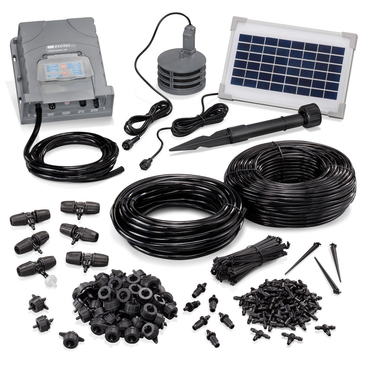 Esotec Solar Bewässerungscomputer Waterdrops Professional, Bewässerungssystem, Tröpfchenbewässerung,