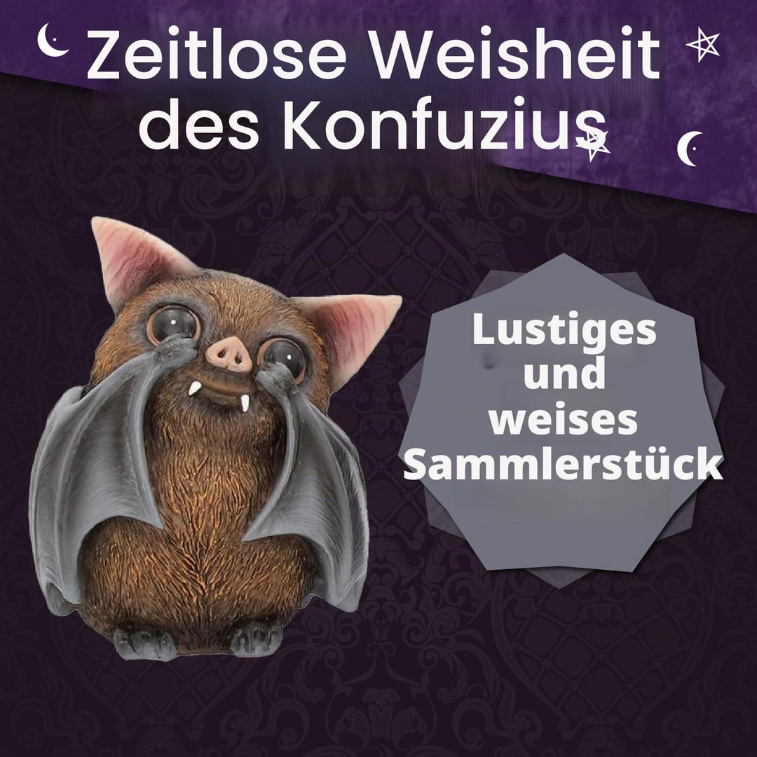 Nemesis Now B4473N9 DREI weise Fledermäuse 8,5 cm Figuren braun