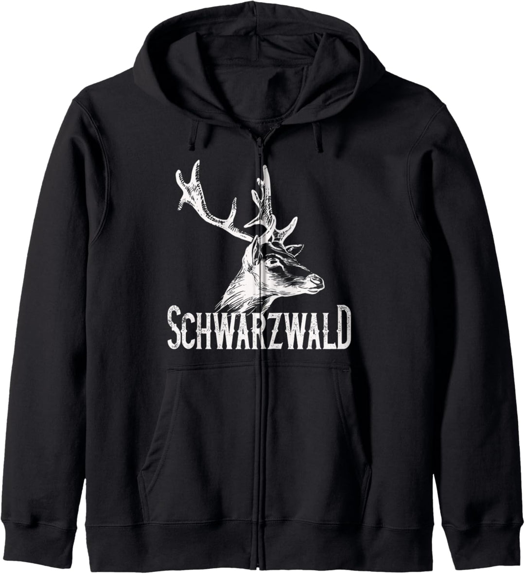 Schwarzwald Heimat Schwaben Schwarzwälder Hirsch Kapuzenjacke