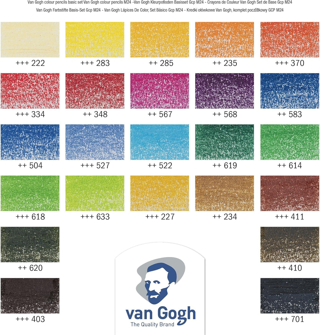 Farbstift Talens Van Gogh 24er Set im Metalletui