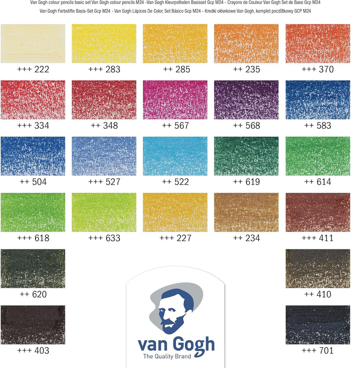 Farbstift Talens Van Gogh 24er Set im Metalletui