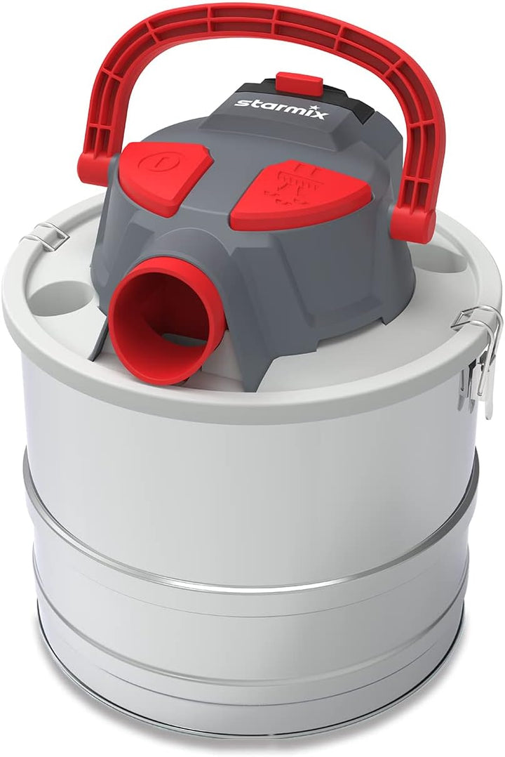 Starmix AV P-15 18V Akku-Aschesauger für Kamin und Feuerstellen, kompatibel mit CAS-Akku (Nicht im L