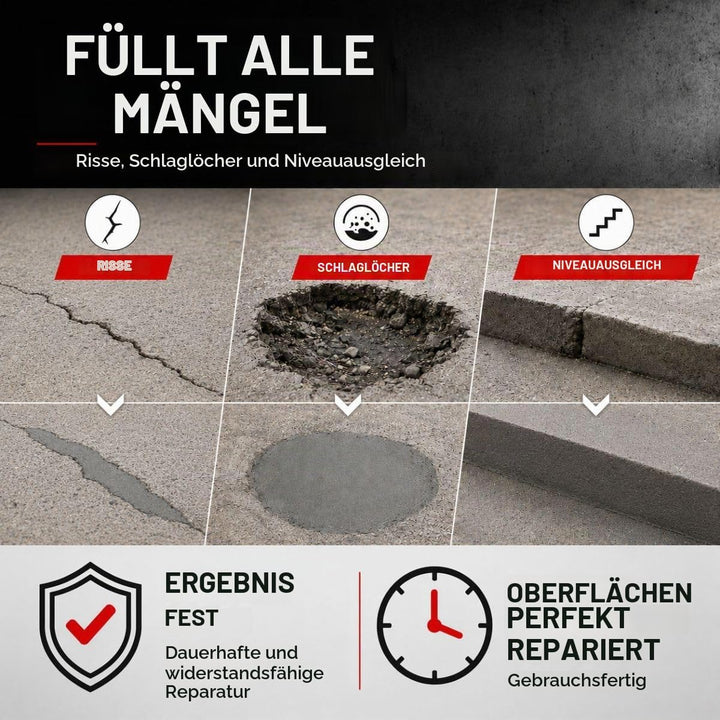 Epoxid-Reparaturmörtel für Löcher und Schlaglöcher: DURPOX - 5 kg, 5 kg