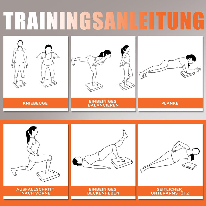DH FitLife Premium Balance Pad – Balancekissen ideal für Gleichgewicht- & Stabilitätstraining | Bala