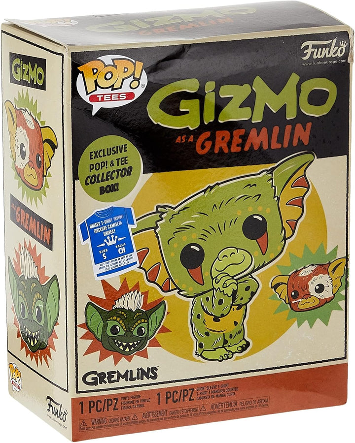 FUNKO Unisex Kinder Standard Gremlins Gizmo as Tee Männer Pop S 100% Baumwolle Fan-Merch, Filme