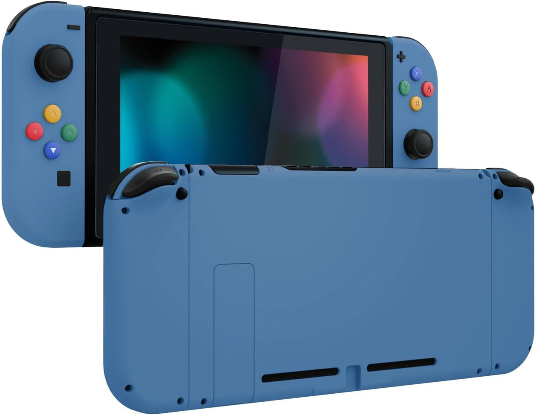 eXtremeRate Hülle Case für Nintendo Switch Joycon/Konsole, Rückgehäuse&Kickstand für Switch Console,