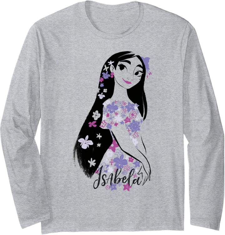 Disney Encanto Isabela Floral Fill Dancing Dress Langarmshirt