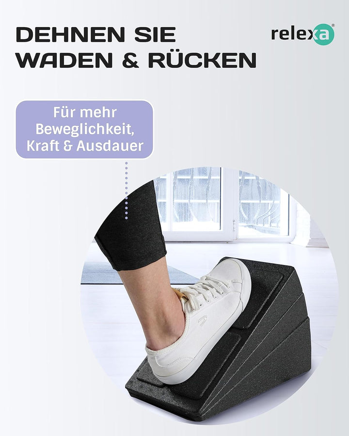 RELEXA Wadendehner 3er Set | Zum Dehnen und Trainieren | Zur Entspannung Ihrer Muskulatur | Von Rück