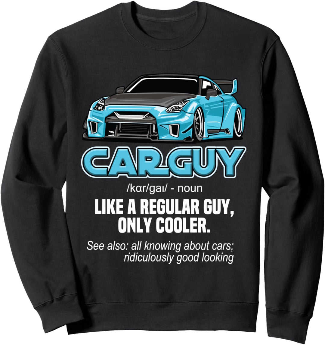 Witzige Carguy Definition Ich liebe Autos Vintage Geschenk Sweatshirt