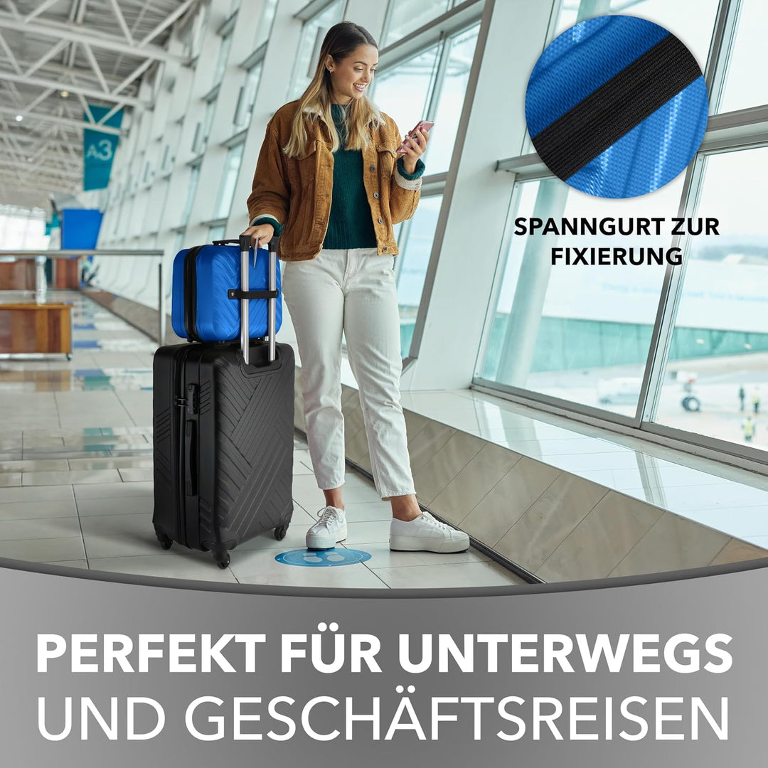 Xonic® Design Kosmetikkoffer aus ABS Hartschale – Robustes Beautycase als Handgepäck - Kosmetiktasch