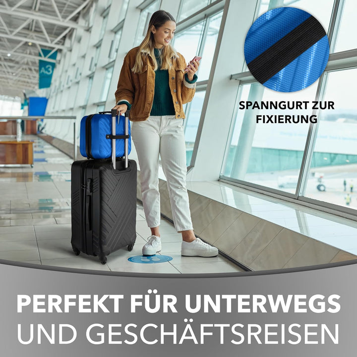 Xonic® Design Kosmetikkoffer aus ABS Hartschale – Robustes Beautycase als Handgepäck - Kosmetiktasch