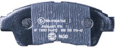 HELLA PAGID 8DB 355 016-421 Bremsbelagsatz - T3013 - Dicke/Stärke: 17.6mm - Bremssystem: Sumitomo -