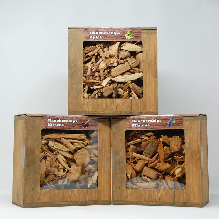 Landree Schleswig-Holstein-Mix Räucherchips 3×3 L Kirsche Apfel Pflaume