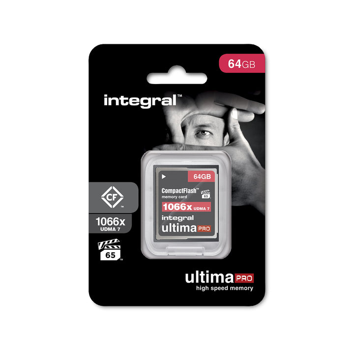 Integral 64GB Compact Flash Karte UDMA-7 1066x Speed VPG-65 160MB/s Lesen und 135MB/s Beschreiben Pr