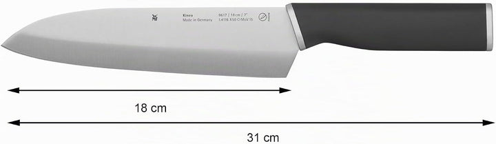 WMF Kineo Santoku Messer 31 cm, Made in Germany, Sushi Messer Küche, scharf, Performance Cut, Kineti