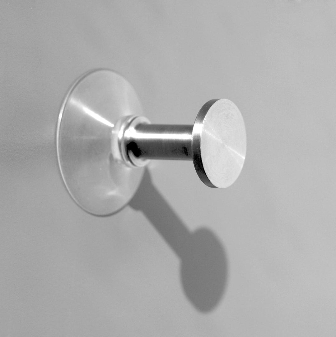 Wandhaken Edelstahl mit Haftsauger, ohne Bohren - PHOS Design