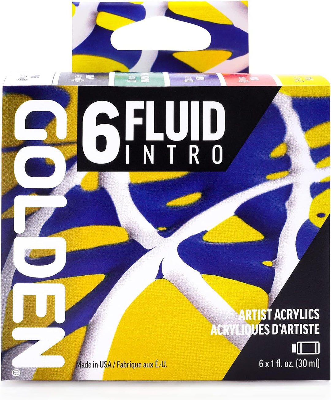 Golden Artist Colors, Flüssiges Acryl, 10-farbiges Mischset