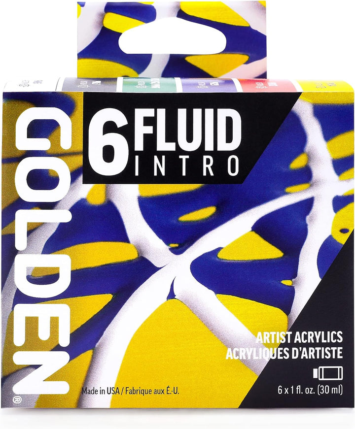 Golden Artist Colors, Flüssiges Acryl, 10-farbiges Mischset