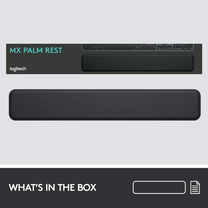 Logitech MX Palm Rest (für MX Keys, Rutschfestes Premium-Material für Komfort bei stundenlangem Tipp