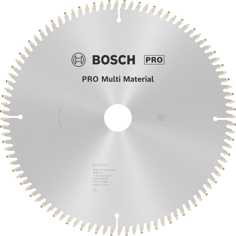 Bosch Accessories Bosch Professional 1x Kreissägeblatt Multi Material (für Multimaterial, Sägeblatt