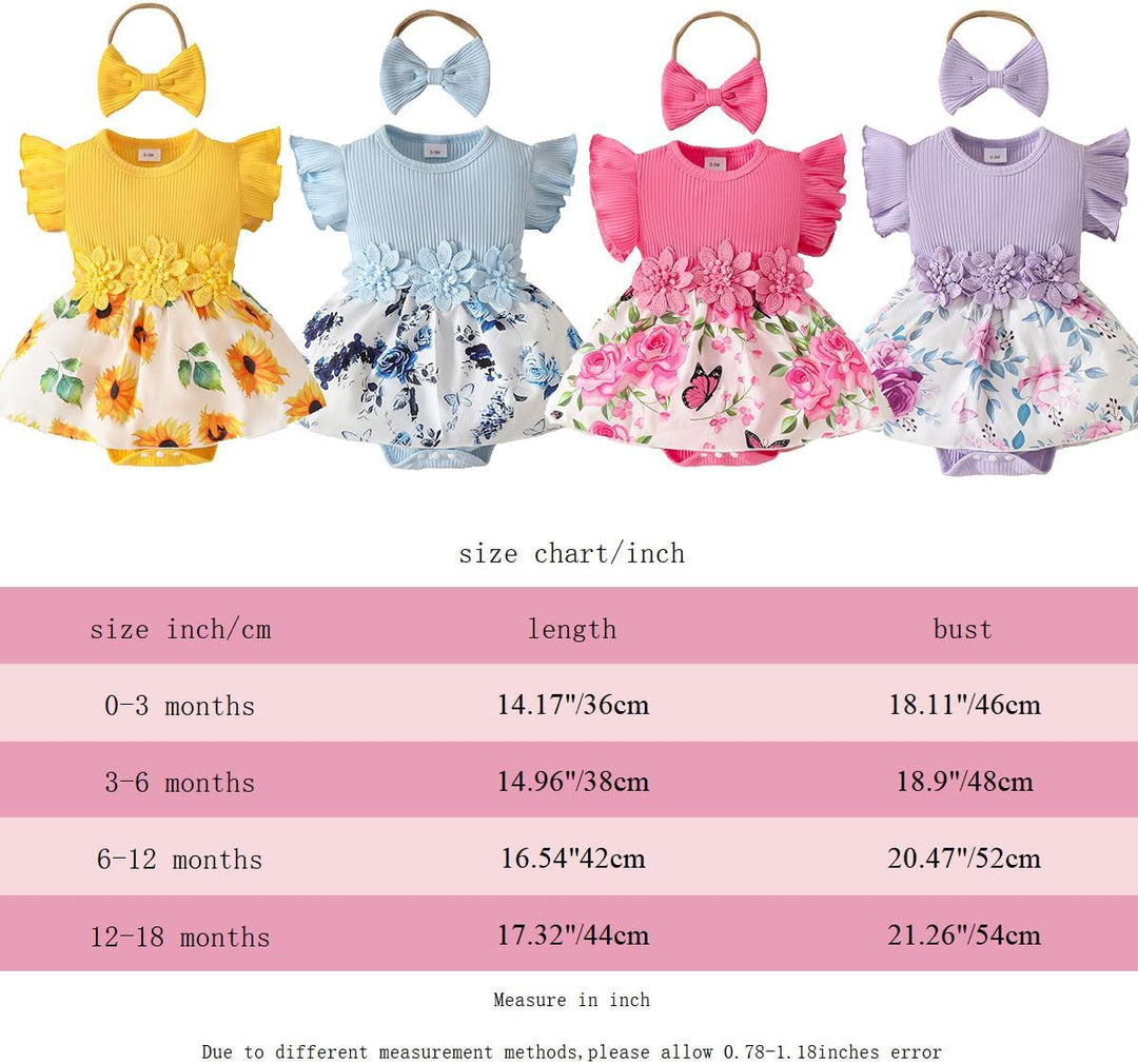 Neugeborenes Baby Mädchen Kleidung Sets Rüschen Kurzarm Tops Blumen Hosenträger Shorts mit Stirnband